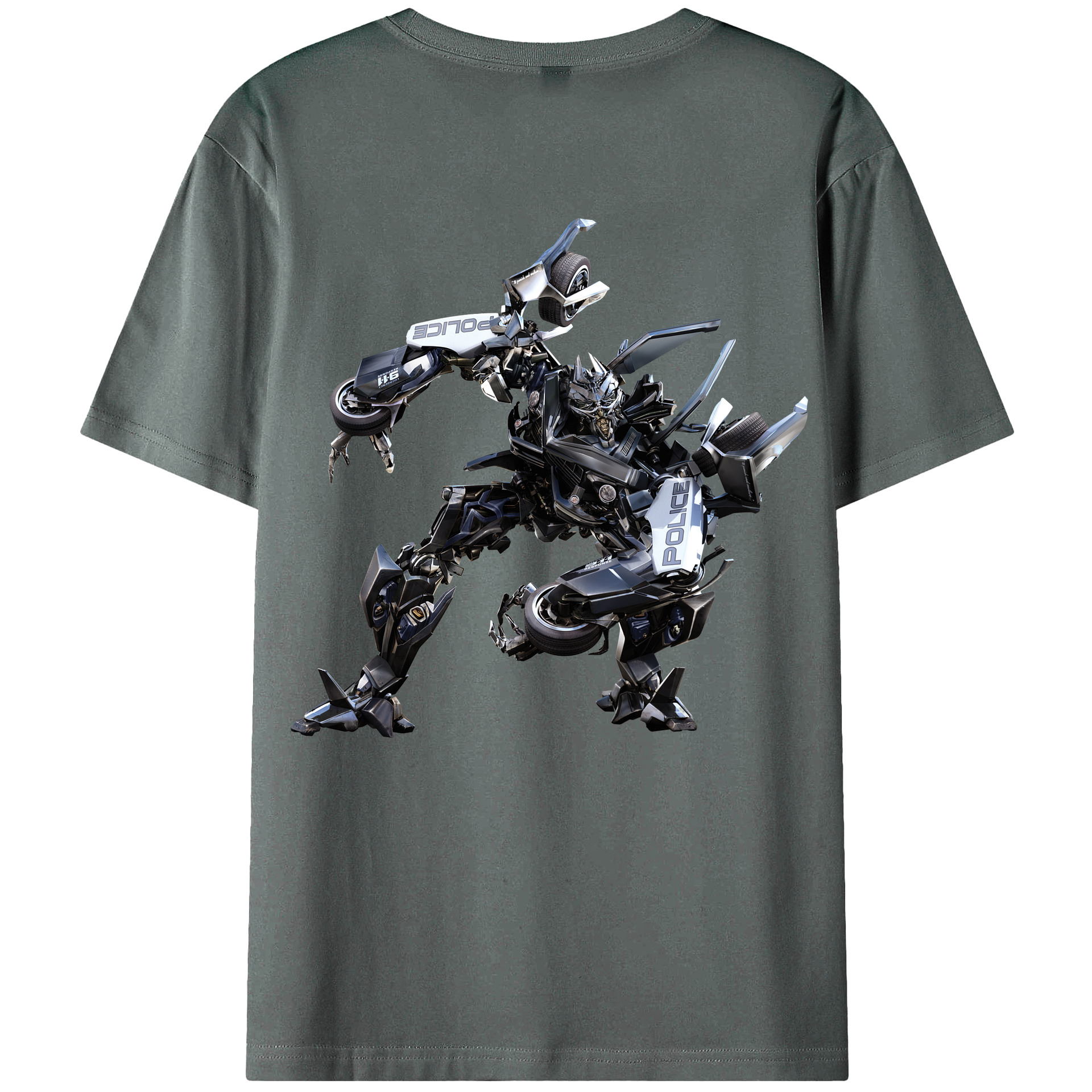 （画像用）  綿100％ メンズ半袖Tシャツ（バックプリント） 通気性